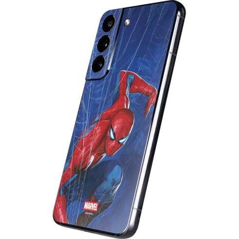 Marvel Spiderman World of Webs Galaxy S22 Skin